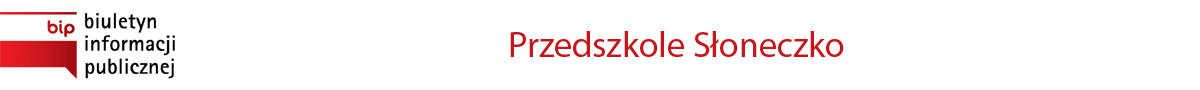 Przedszkole Słoneczko - BIP